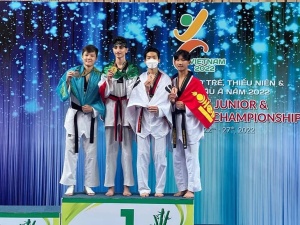 Ho Chi Minh city. (Vietnam) Asian Taekwondo Championship among cadets